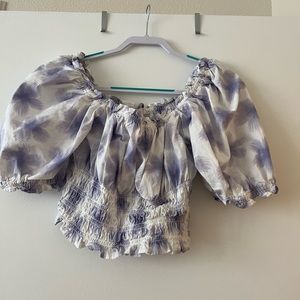 Levi's Women's Tilly Square Neck Elbow Sleeve Blouse XL